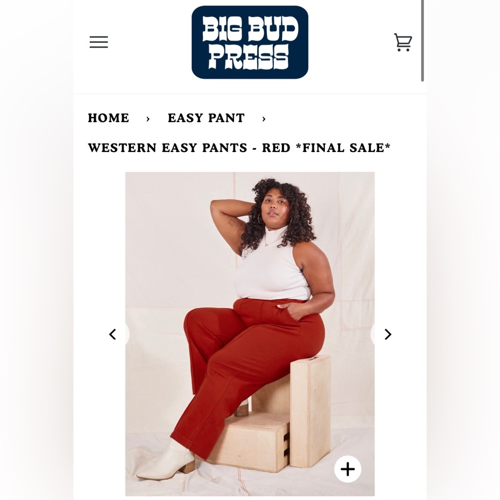 Big Bud Press Easy Western Pant *sample sale*